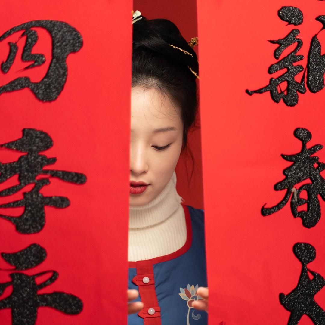圆圆的脑袋
