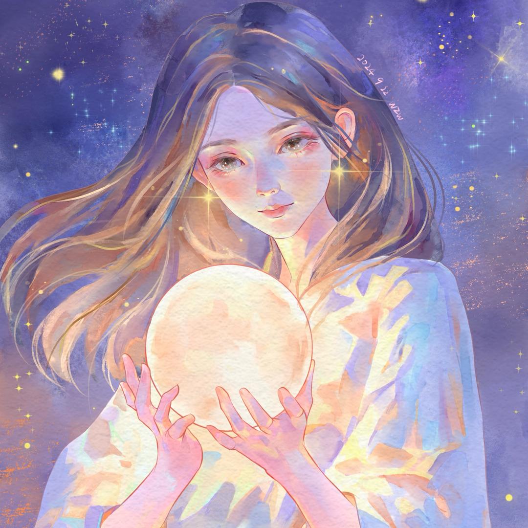 插画汪紫薇