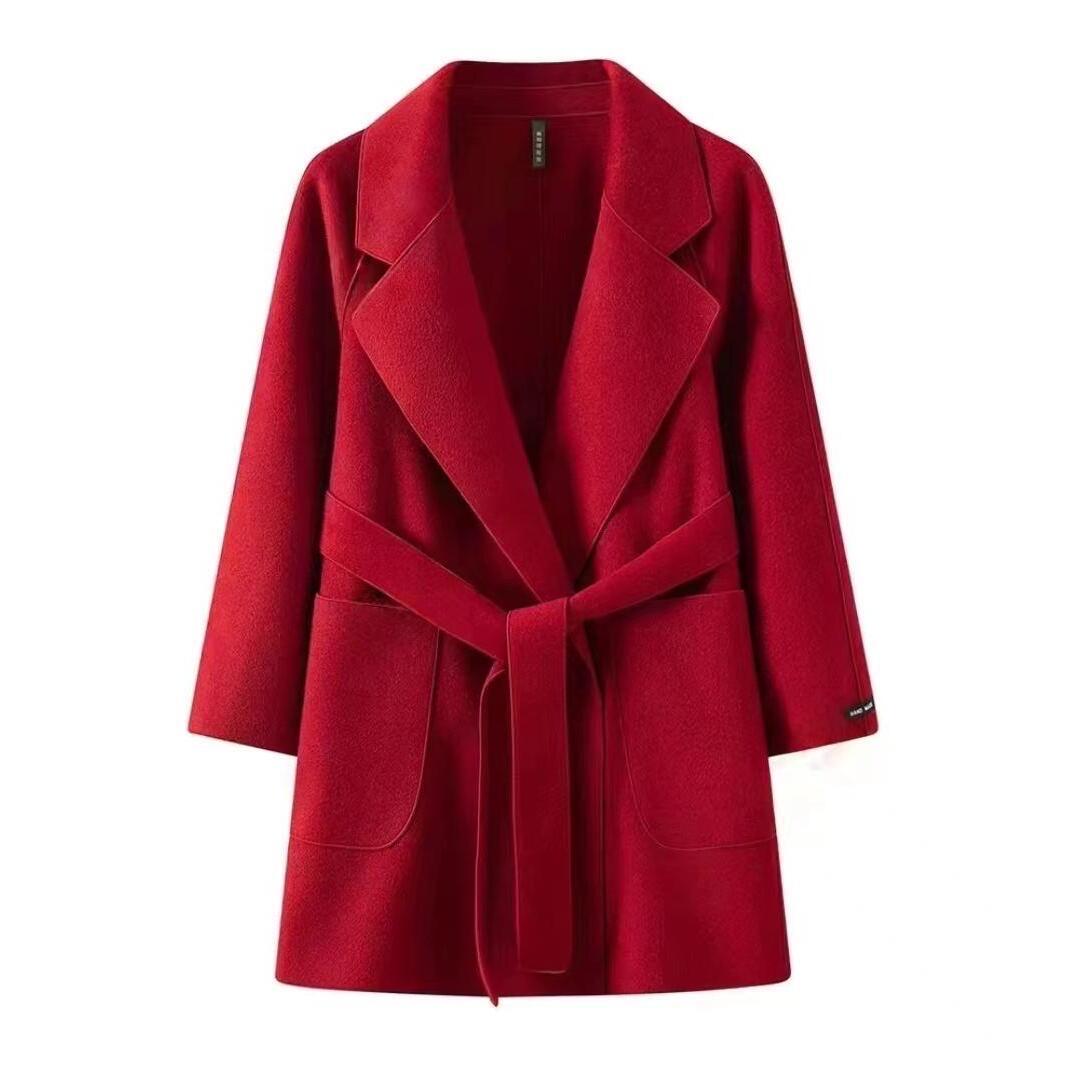 蔓越双面绒大衣