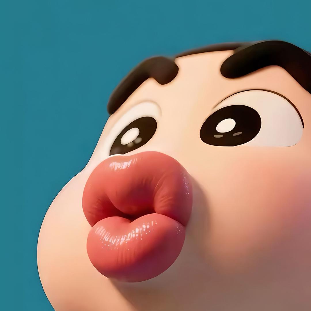 妈，他亲我