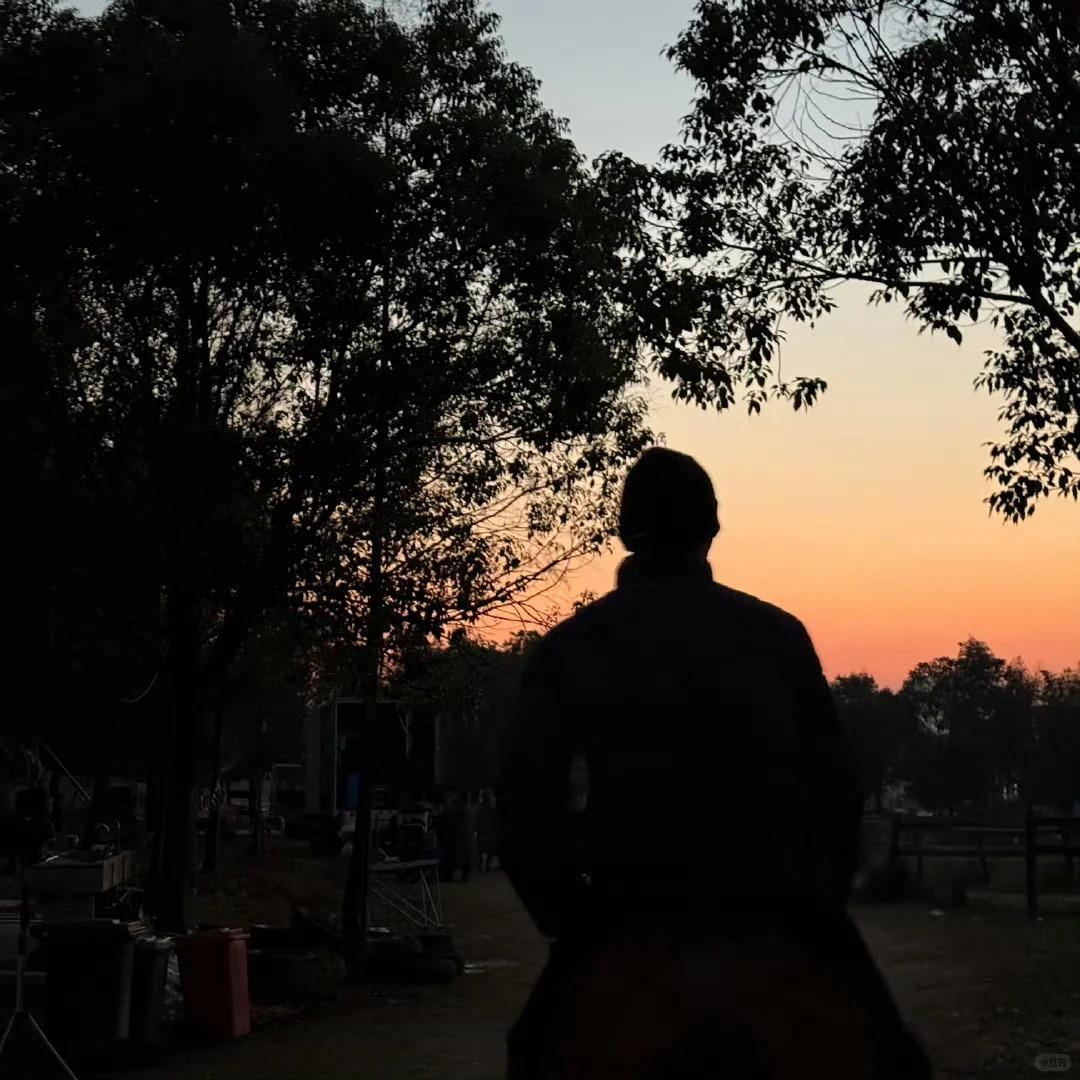 夕阳看海