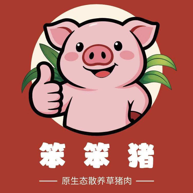 笨笨猪草猪肉猪吉祥