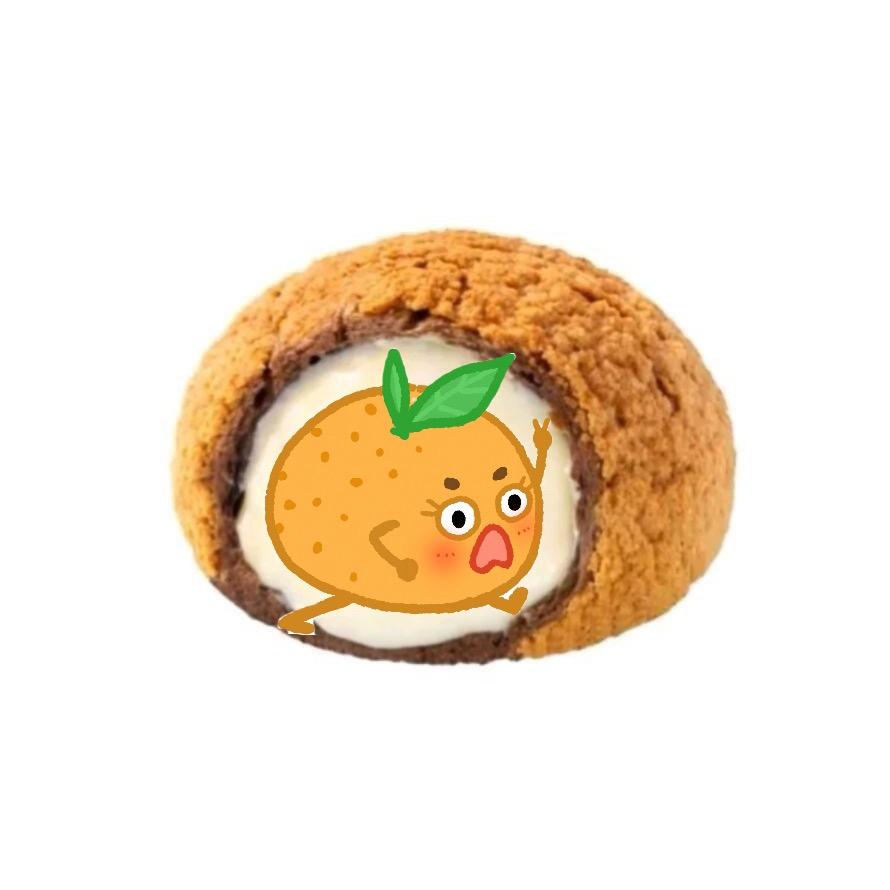 橙子馅麻薯