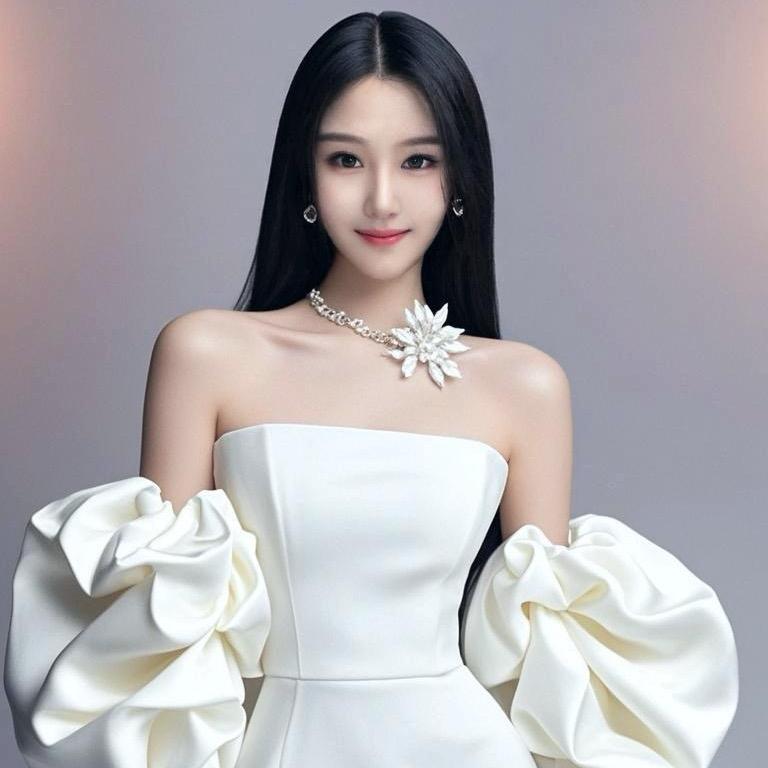 灯下美人