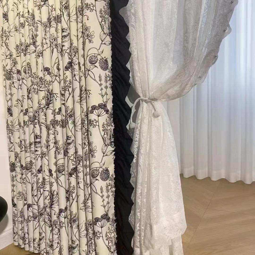 郏县伊丽莎白窗帘墙布软装 新新