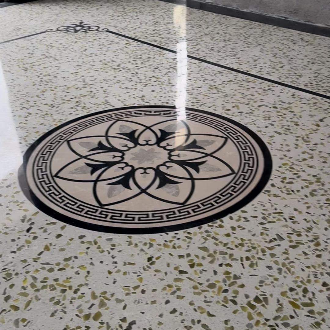 秀山县水磨石地板专业固化地坪水磨石