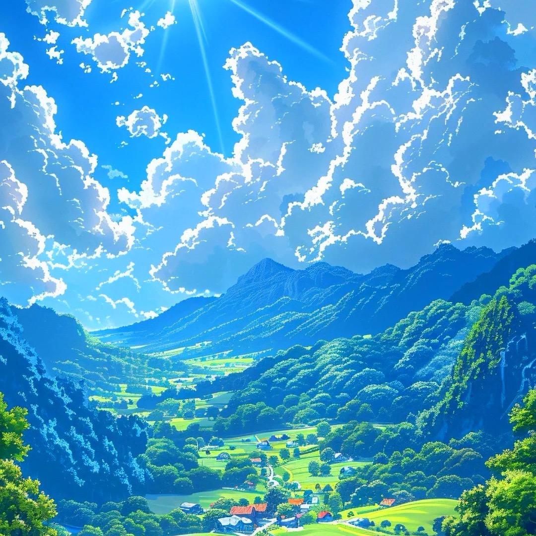 山间云野