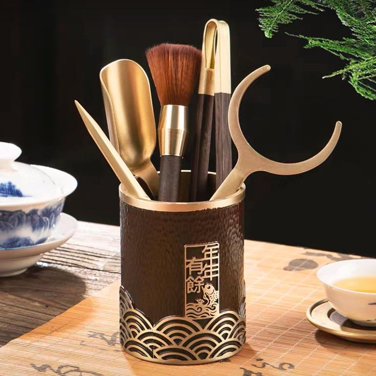 铜木茶具