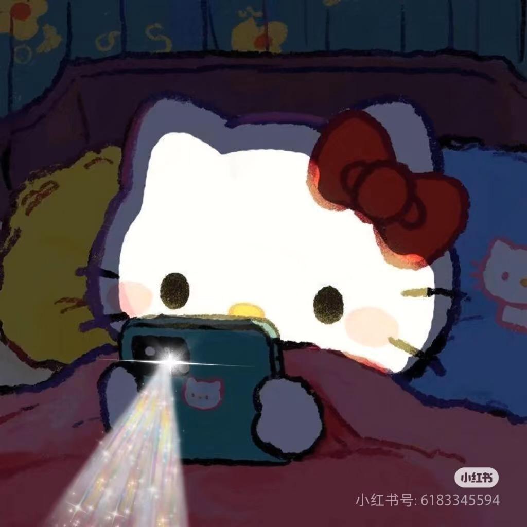 月月又熬夜了