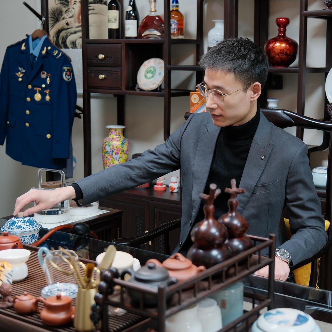 老杨爱喝茶