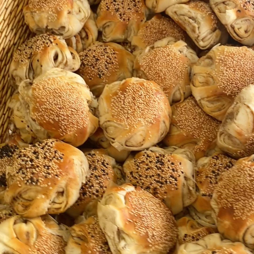 小圆子烧饼