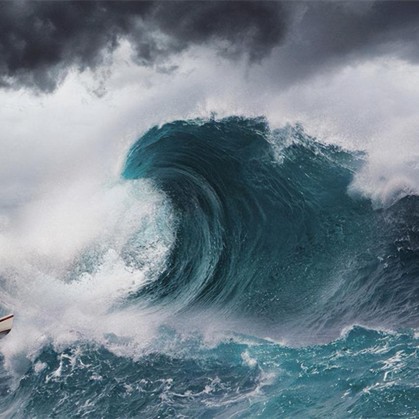 天空晴朗的重度霾