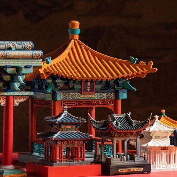 榫卯古建筑积木