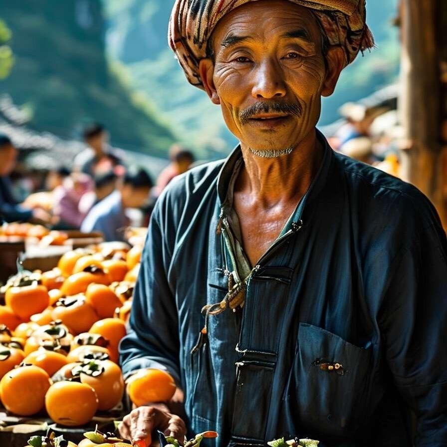 爷爷的脆柿子