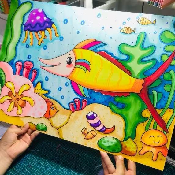 萌鱼动漫简笔画