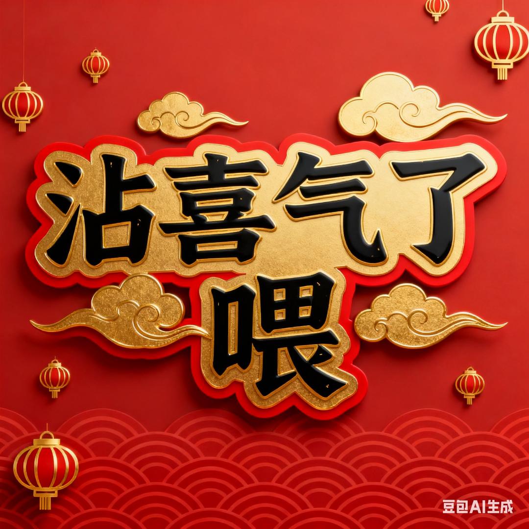 沾喜气了喂