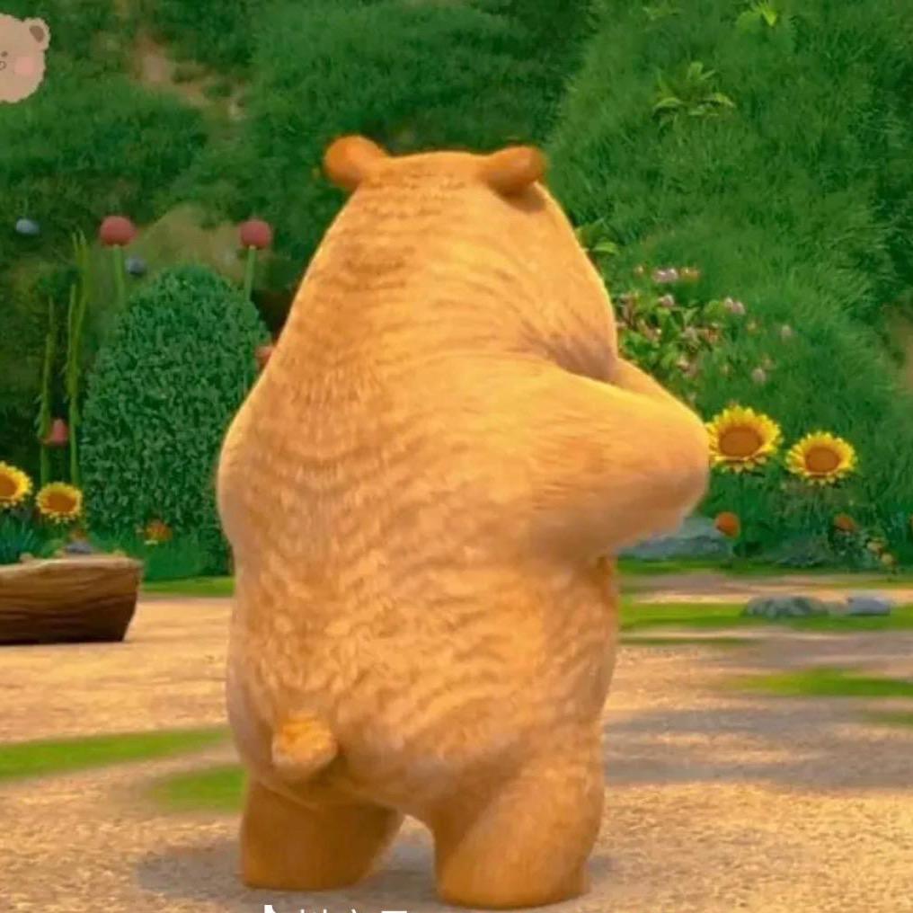 不回头的熊二。🐻