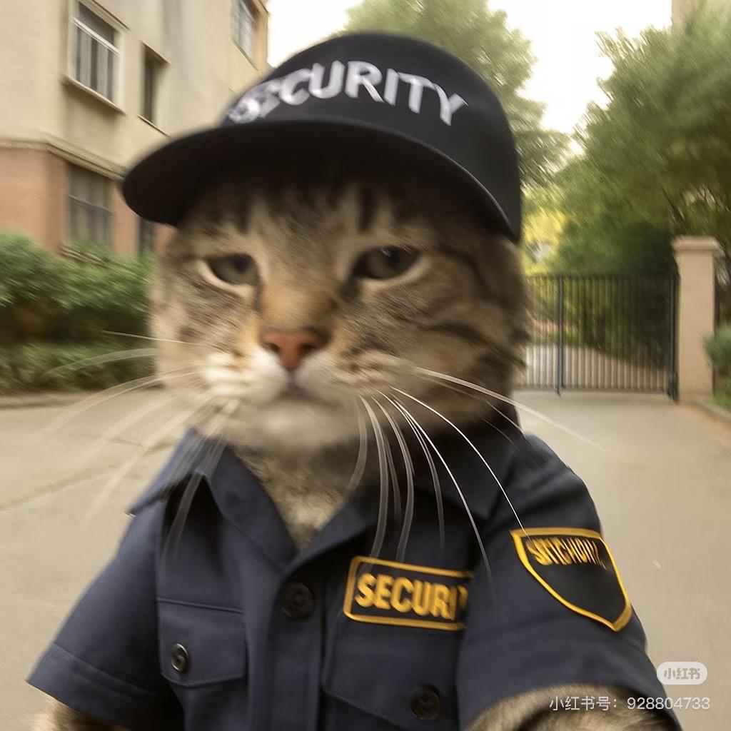 你家小区保安👮‍♀️