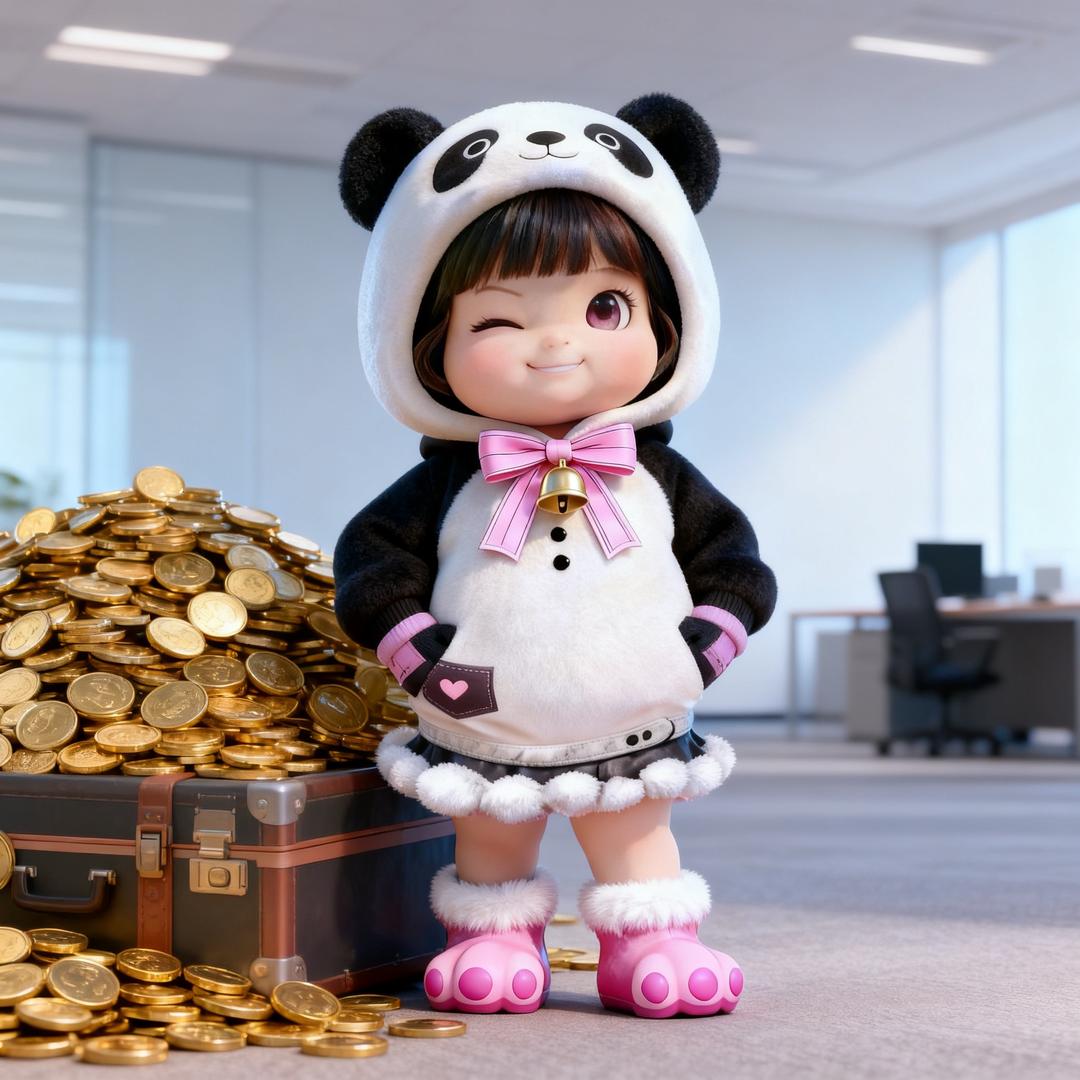 一只小胖达