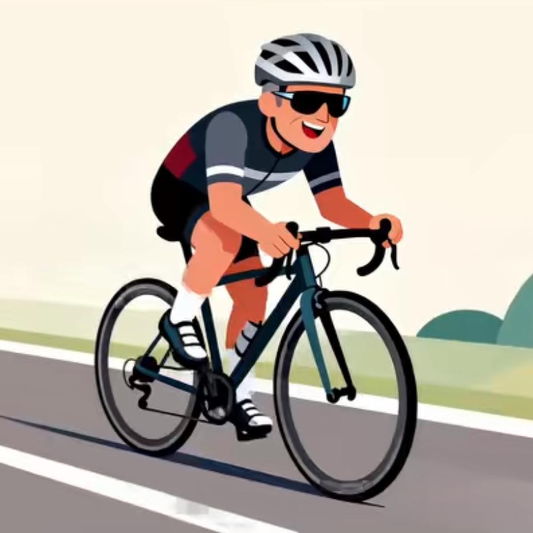 不会骑车的小辣堡～