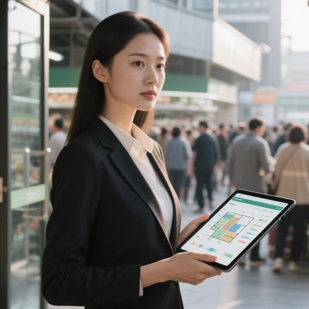 智慧农贸市场旺铺摊位