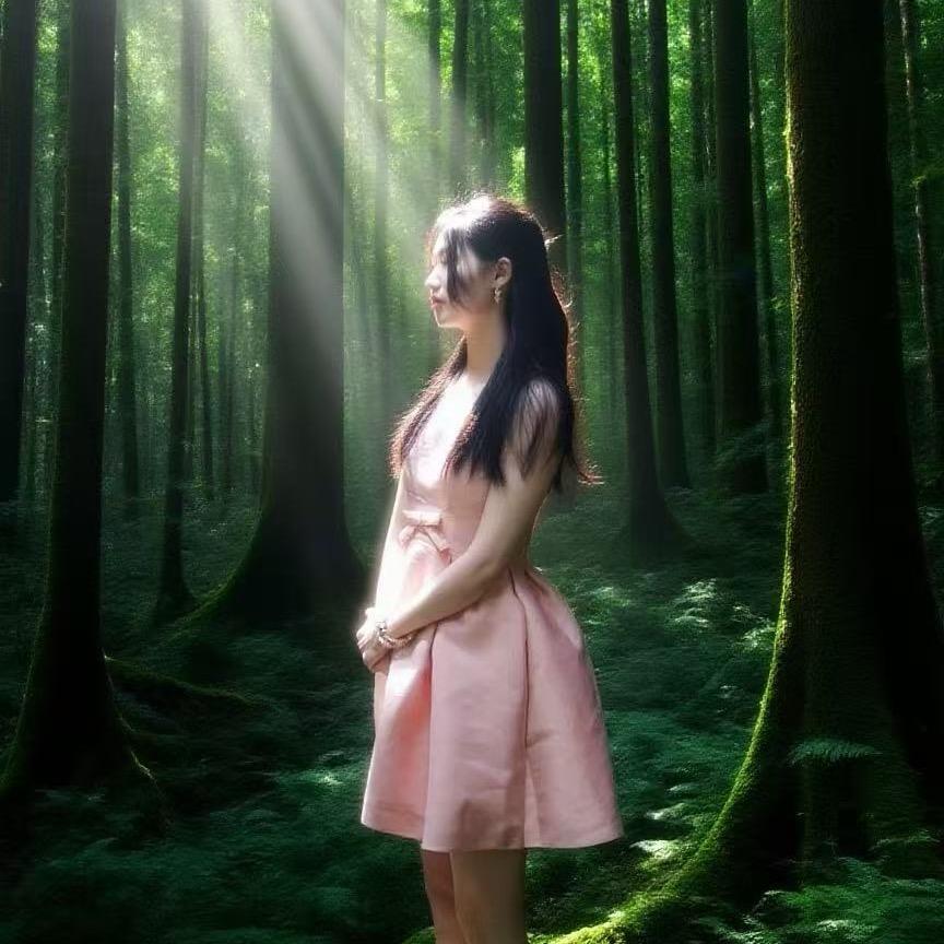 有酒窝的婷妹妹