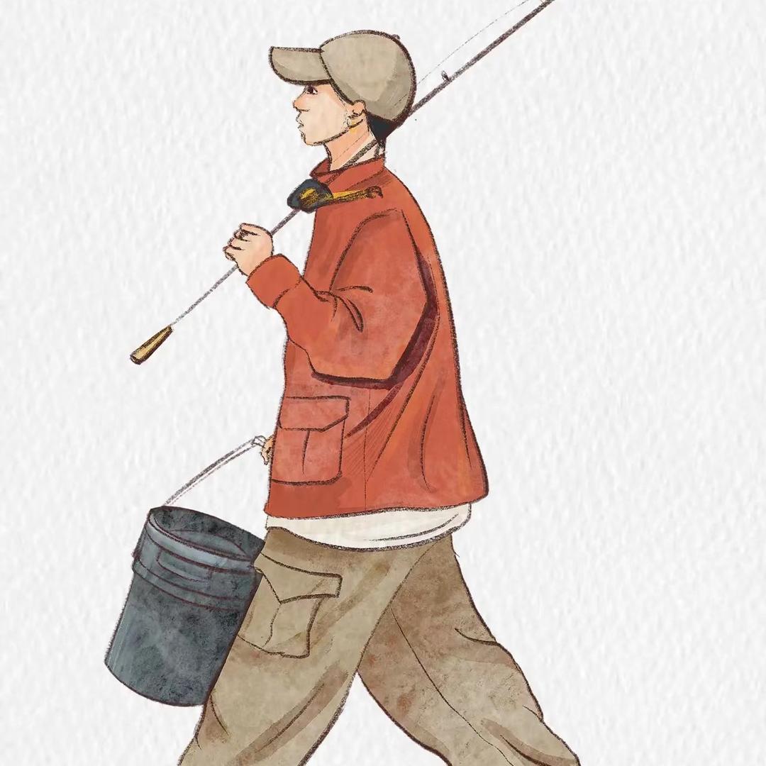 小样学钓鱼🎣