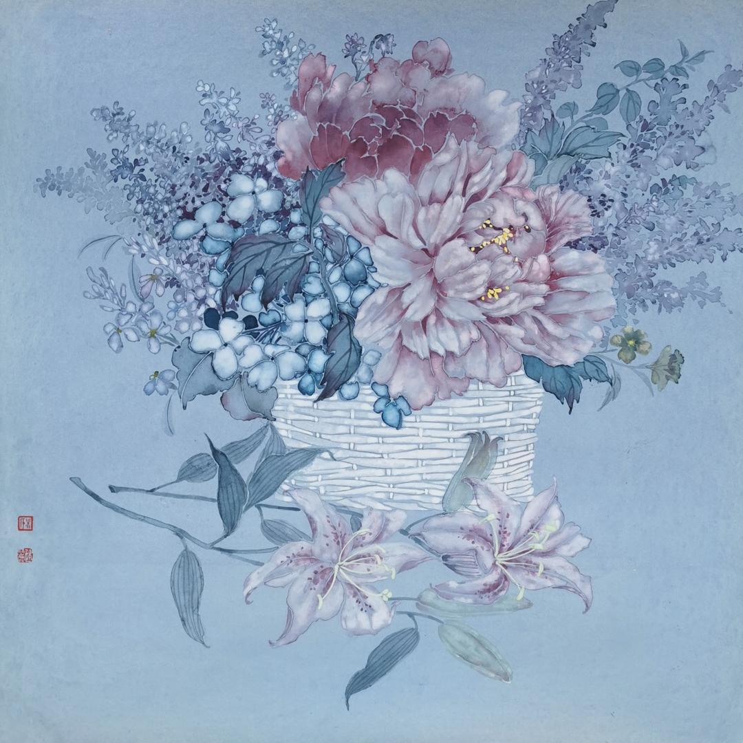 没骨画教学