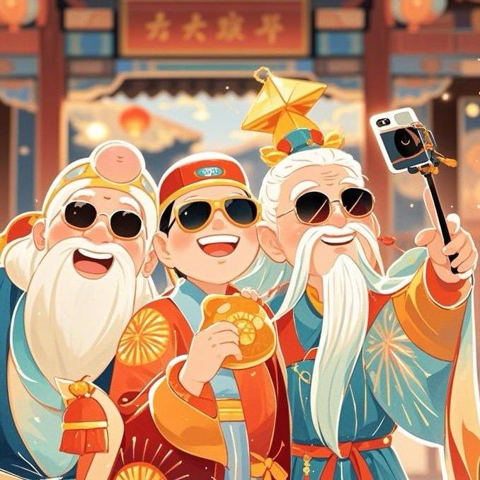 福禄寿禧都爱财