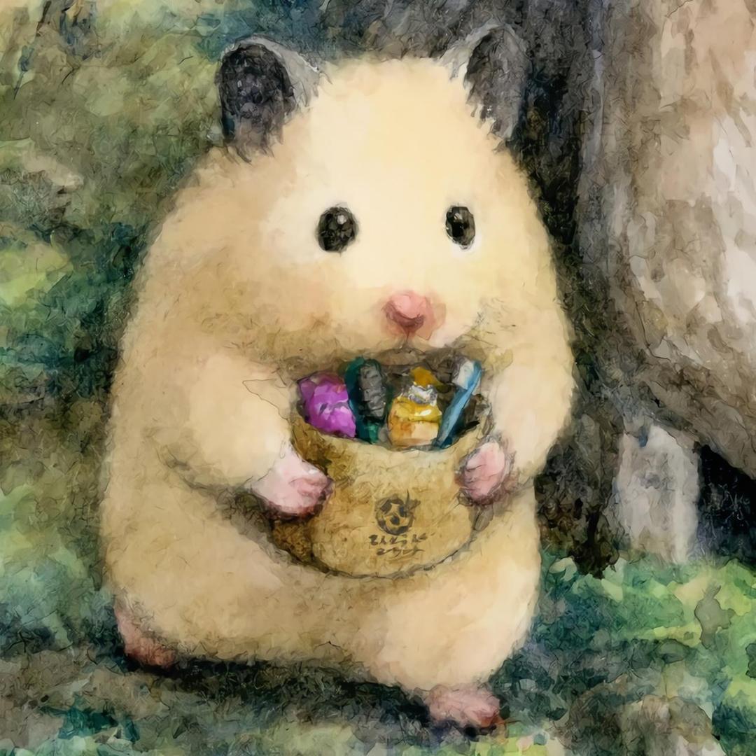 是一只小仓鼠吖