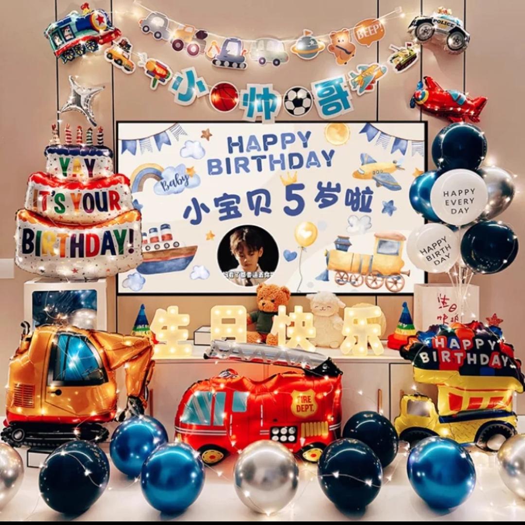 生日场景布置可乐定制翰言-刘总