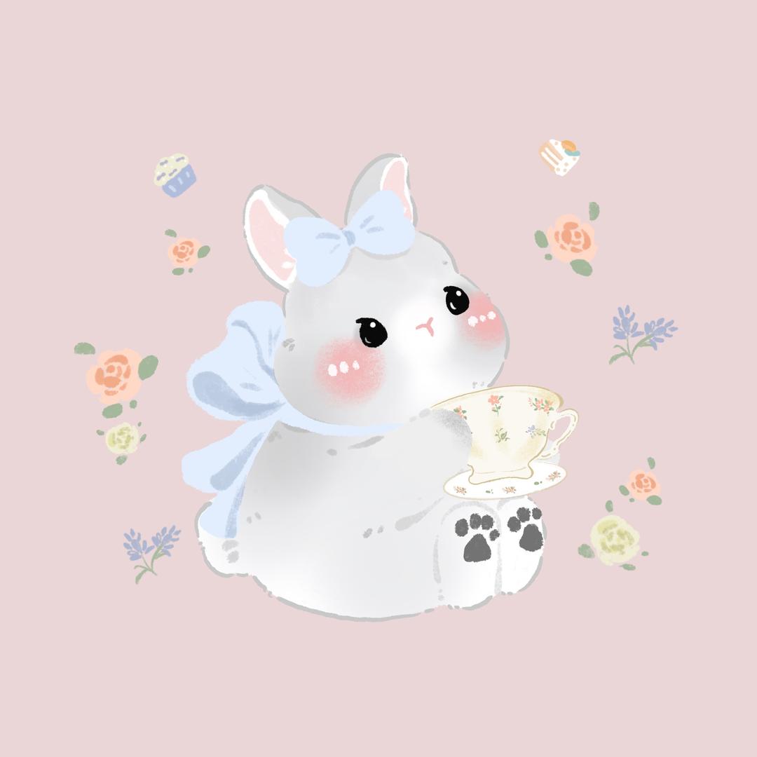 小兔泡花茶