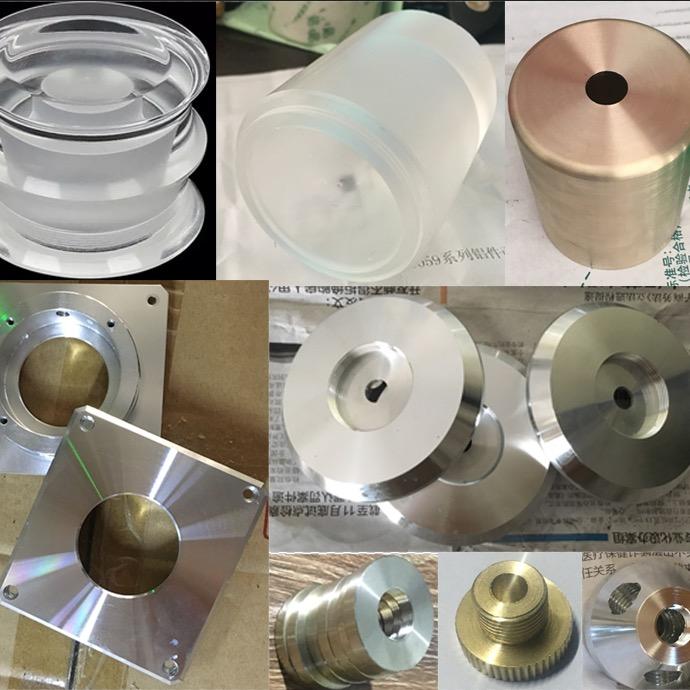 数控车床加工、灯饰铝件.铜.胶，亚克力