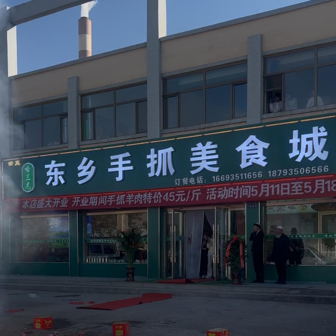 东乡手抓美食城！