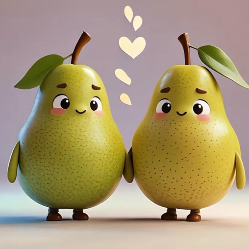 两只梨梨🍐🍐呀