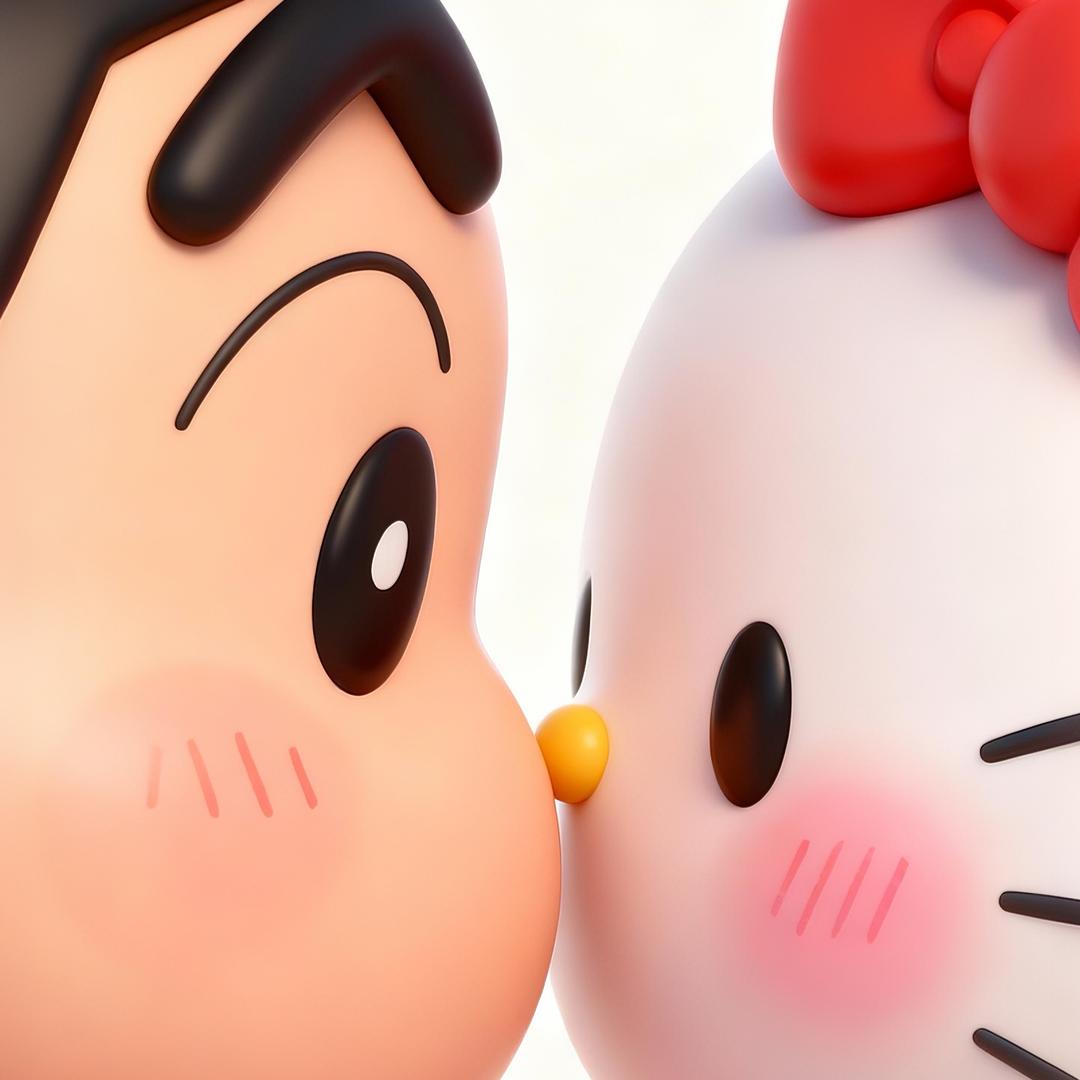 胖嘟脸和无嘴猫是好朋友