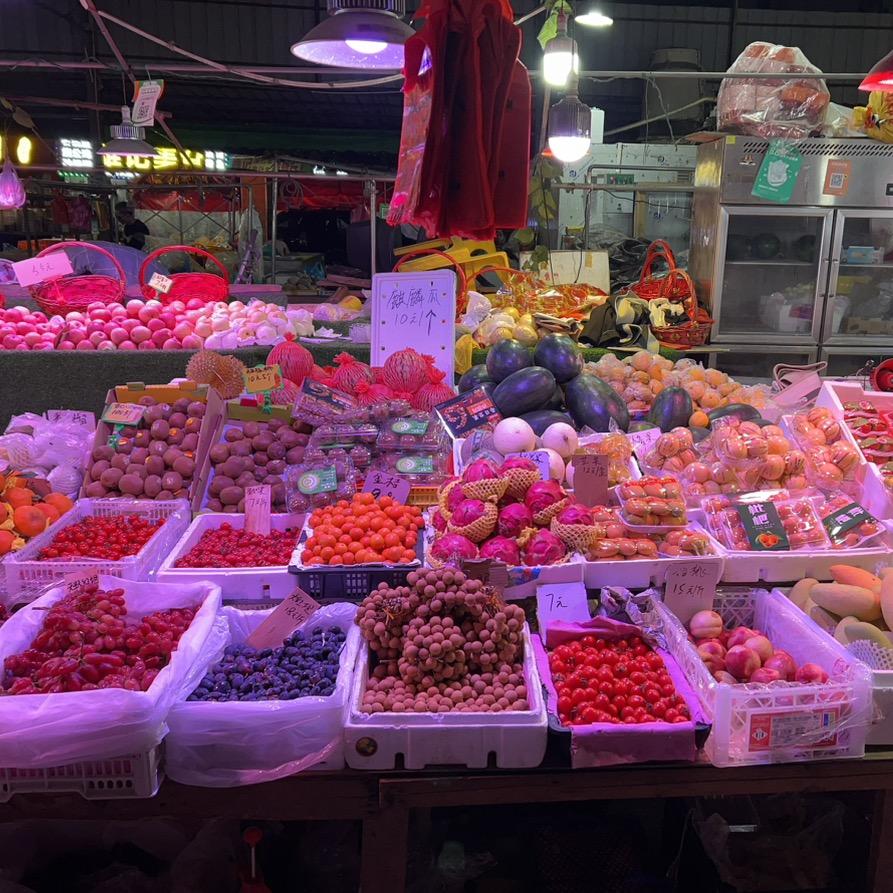 刘雪B区市场水果批发零售