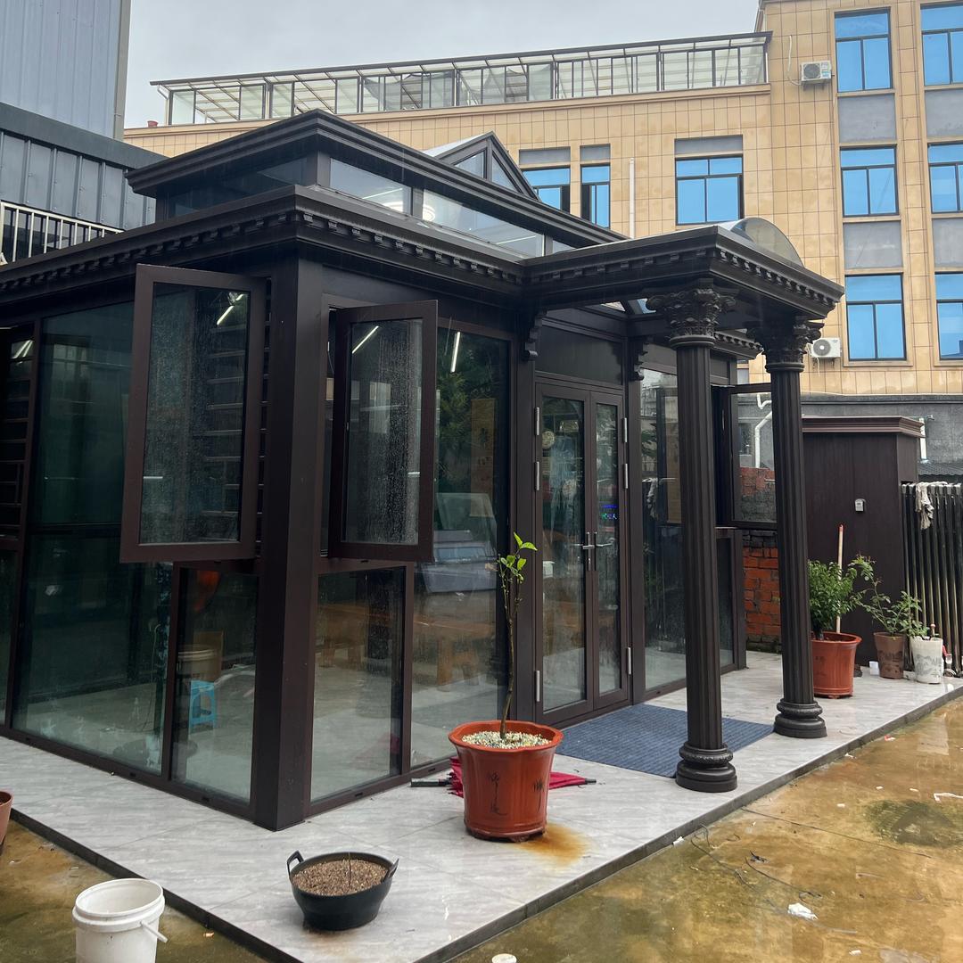 欧博莱铝木窗阳光房