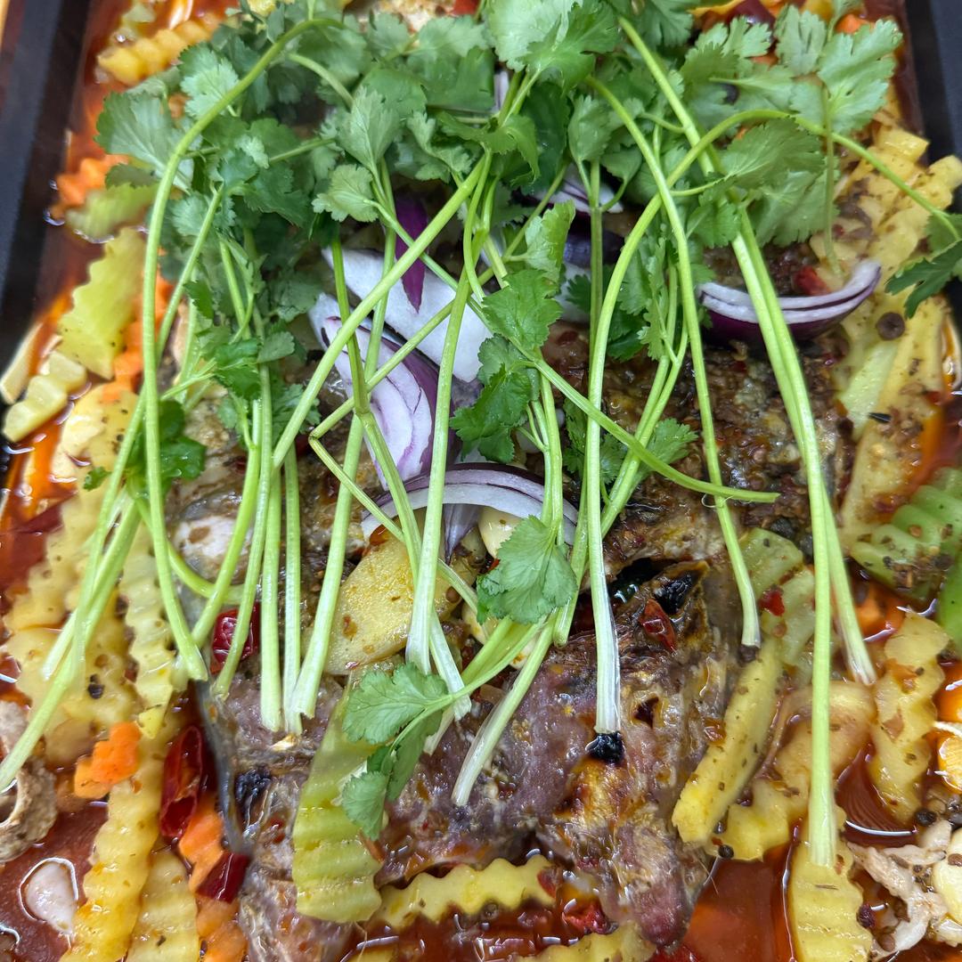 💋 ง广兴村，烤鱼鸡炉ว 💋