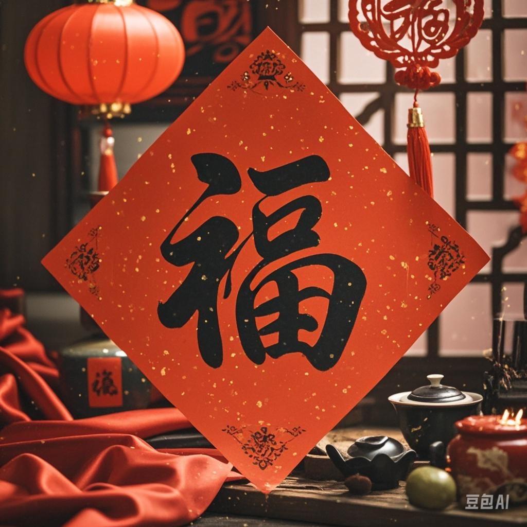 中秋节花灯—福到家