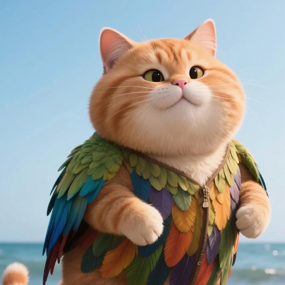 胖墩橘猫
