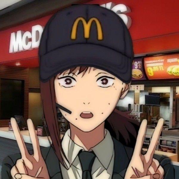 AAA麦当劳m记金拱门服务员东山小红