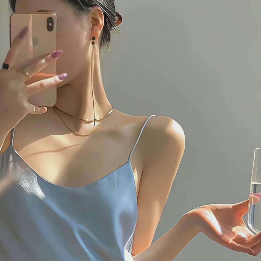 绛橘色的日落