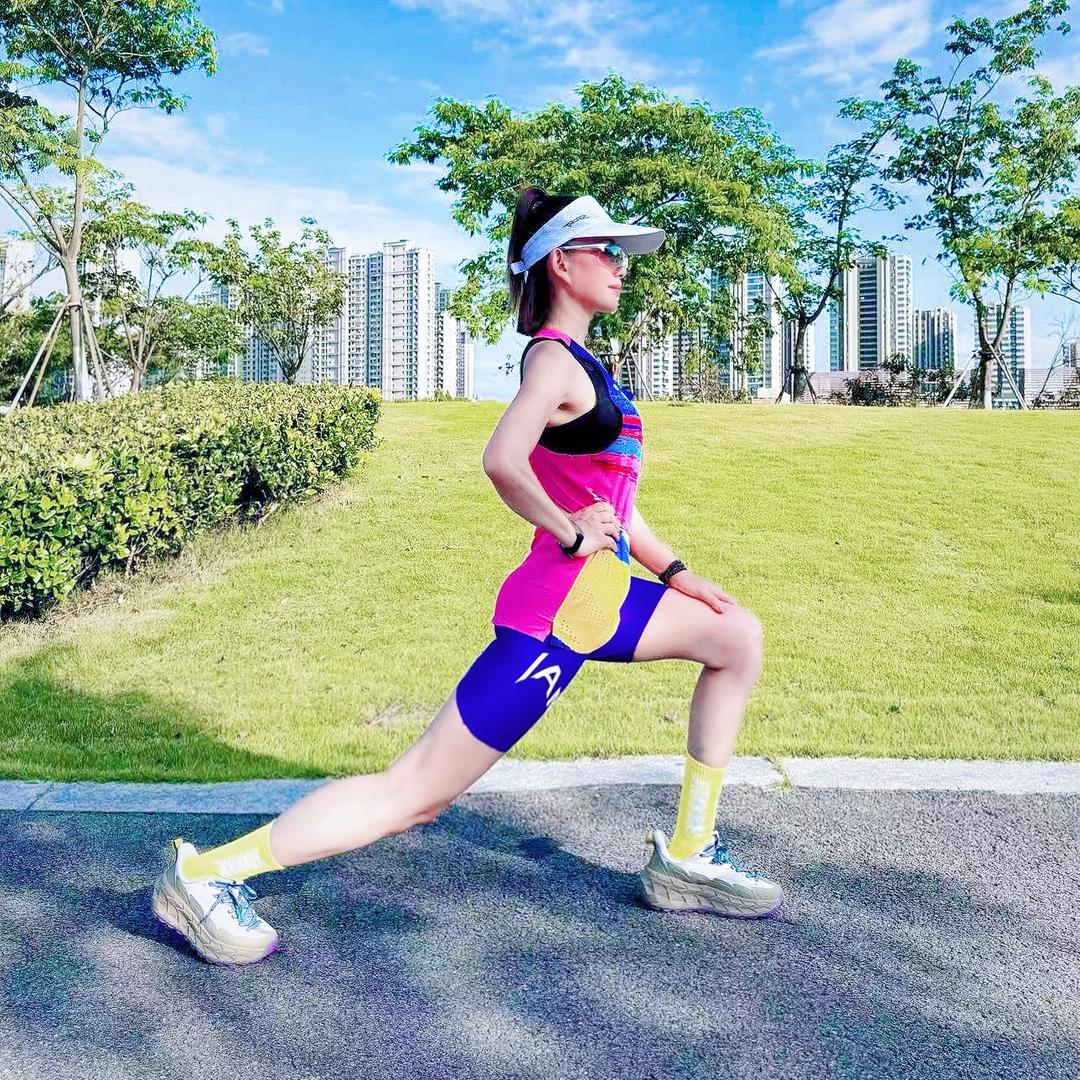 林姐在跑步