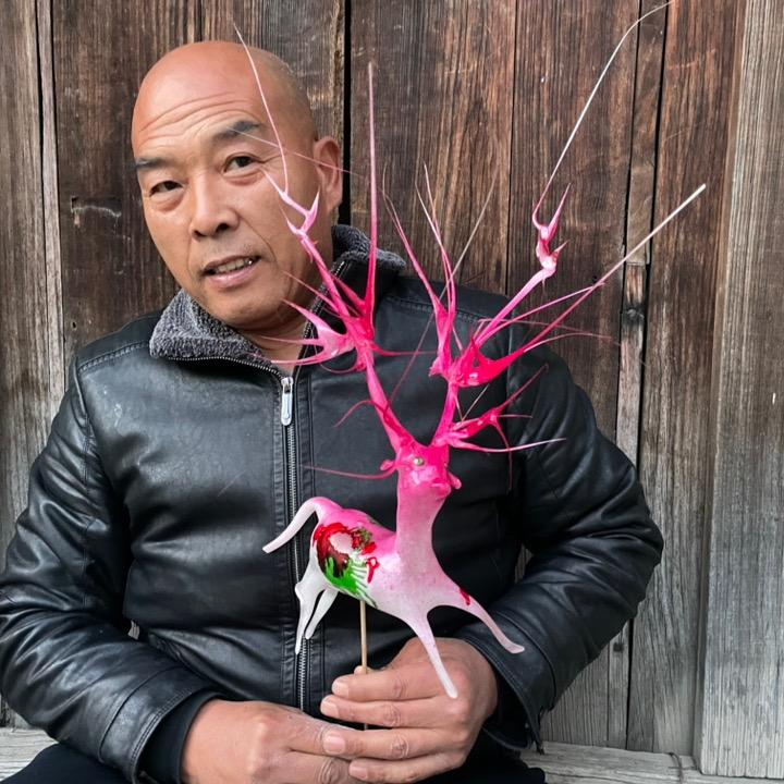 吹糖人技艺马青旺