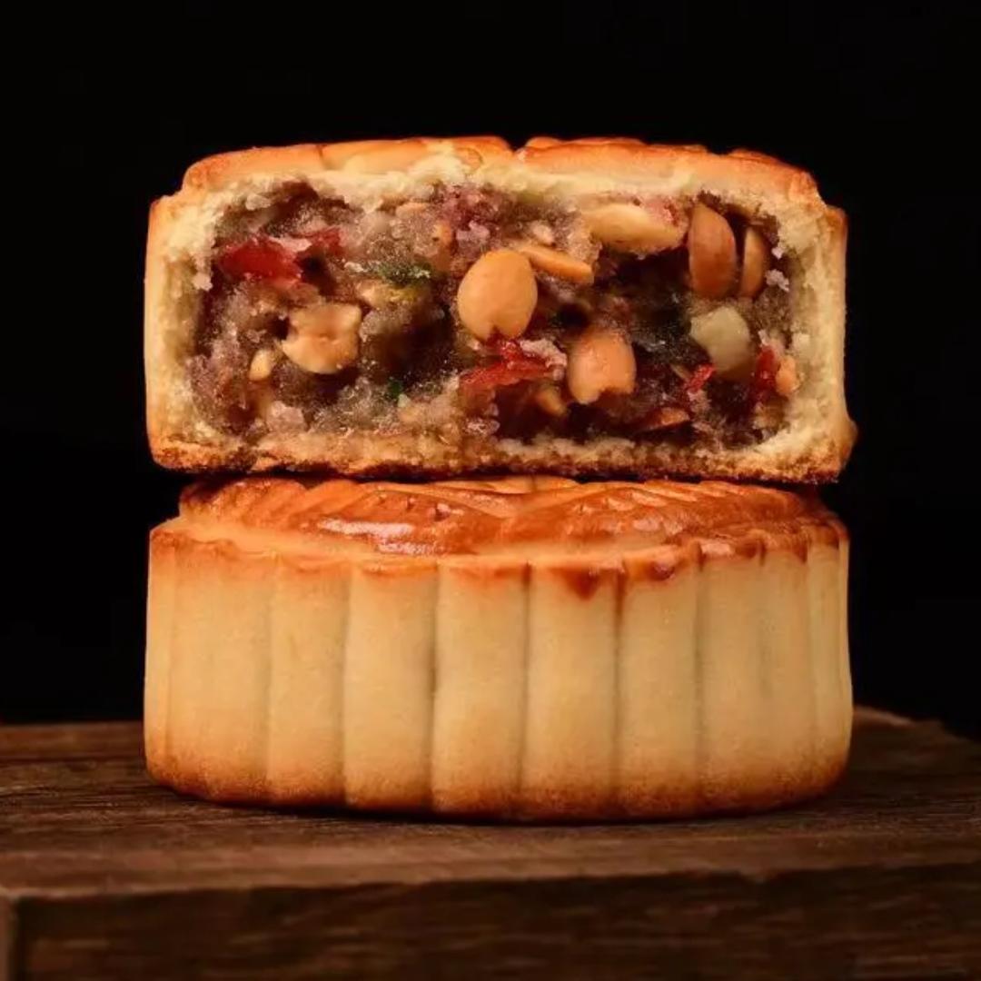 老五仁月饼传统糕点经典五仁广式
