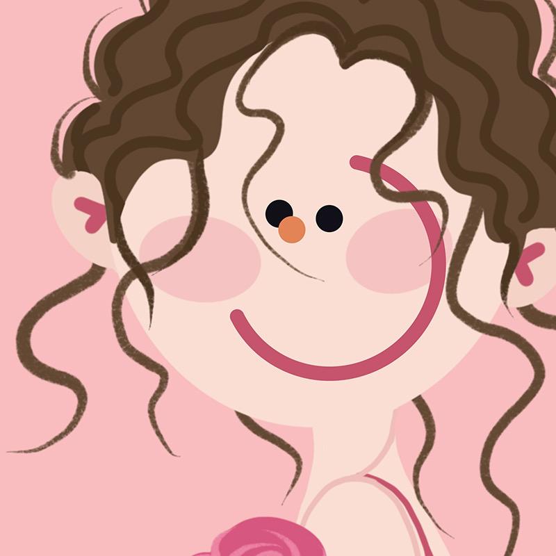 对镜贴花黄女士_