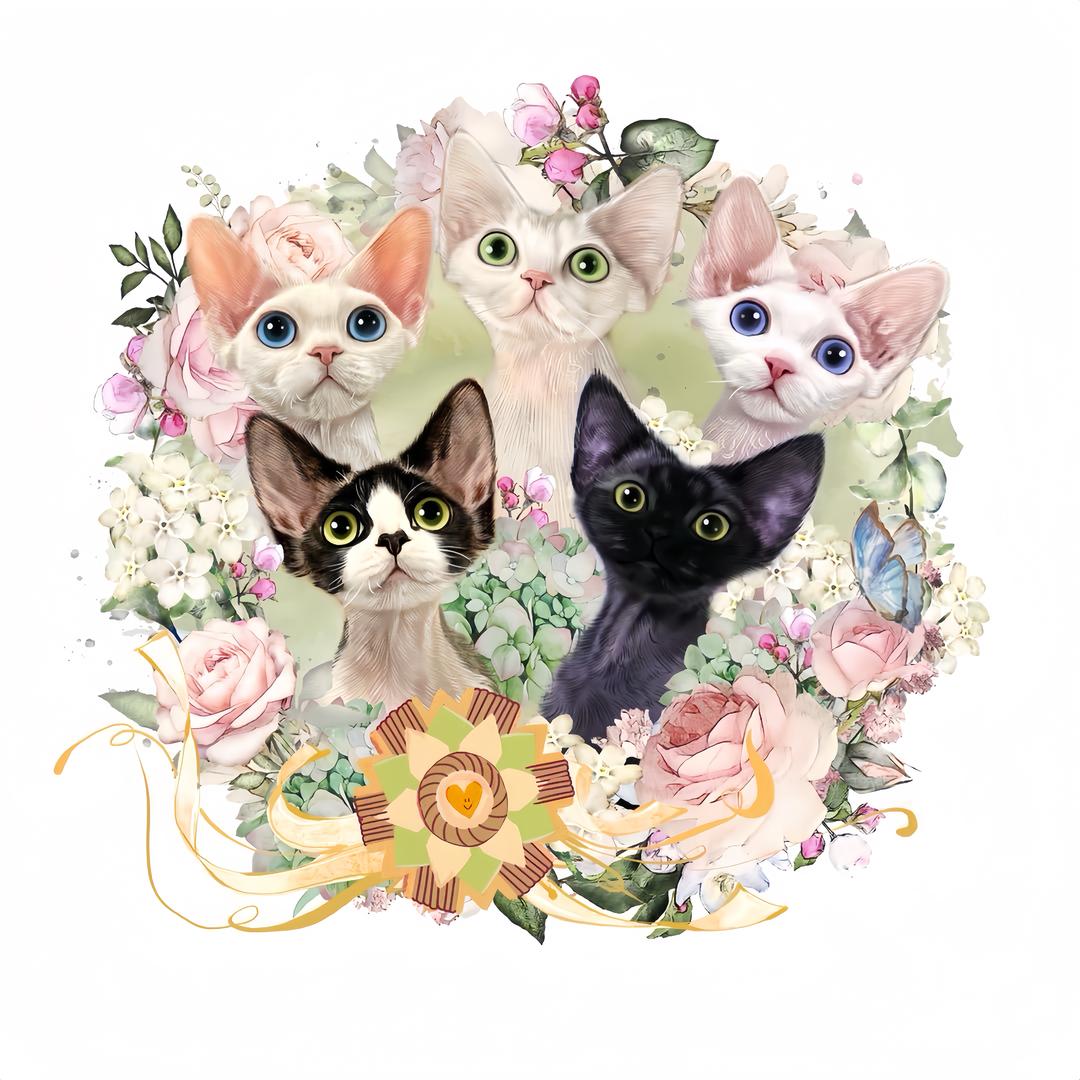 大耳朵德文卷毛