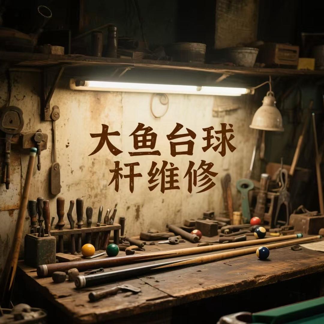 大鱼台球杆维修收学员回收