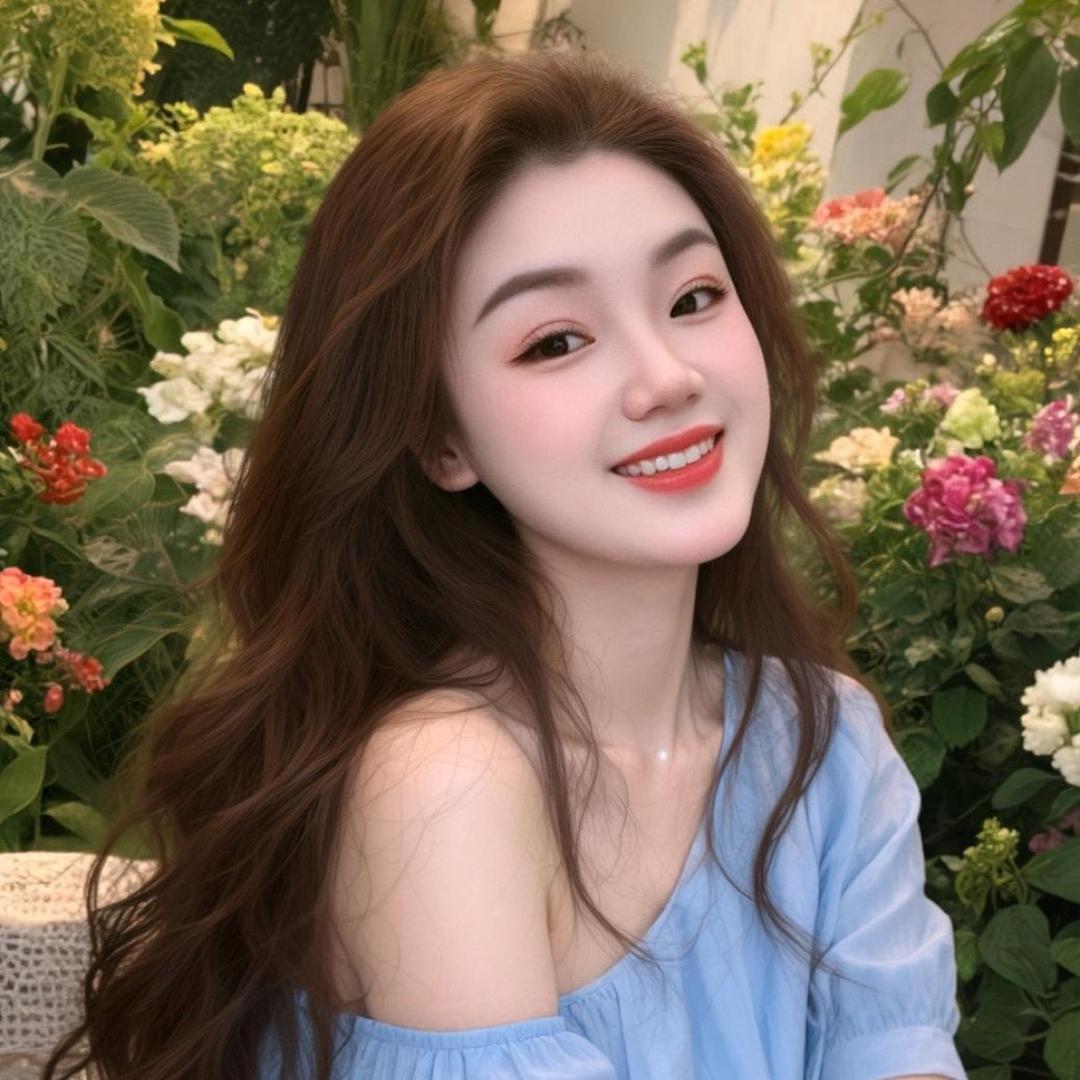 素颜抹淡妆
